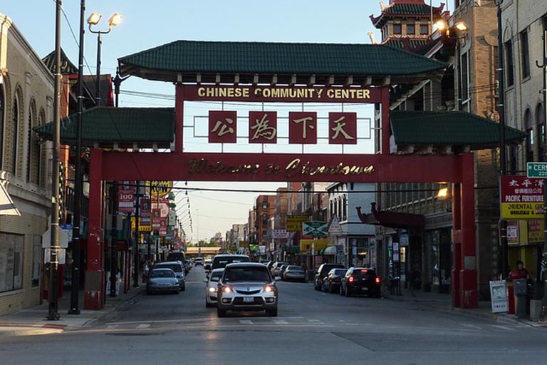 entrance to China Town